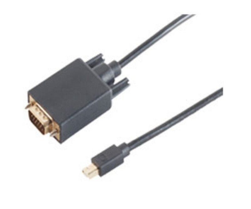 Shiverpeaks BS10-54025 Adapter Cable Vídeo 1M VGA (d-sub) Mini DisplayPort Black
