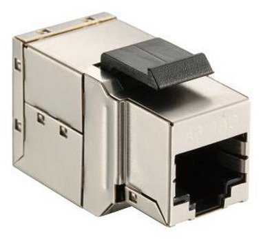 Equip Keystone-koppler Apantallado CAT.6 2x RJ45 8UDS Sil — image 1