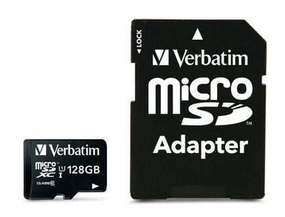 Verbatim microSD 128GB With Adapter Microsdxc Uhs-i Clase 10 — image 1