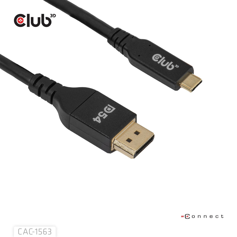 Cable CLUB3D USB Typ C - DP 2.1 2M 8K120HZ M