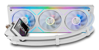 Nox Refrigeracion Liquida CPU M-360 LCD 3XVENT 120MM PWM ARGB White — image 1