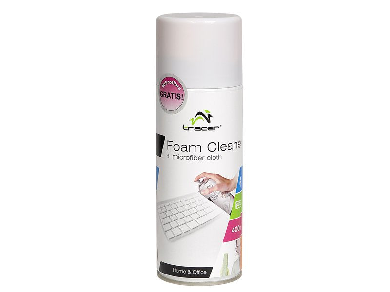 Tracer TRASRO42105 Limpiador Espuma 400ML + Cloth Microfibra