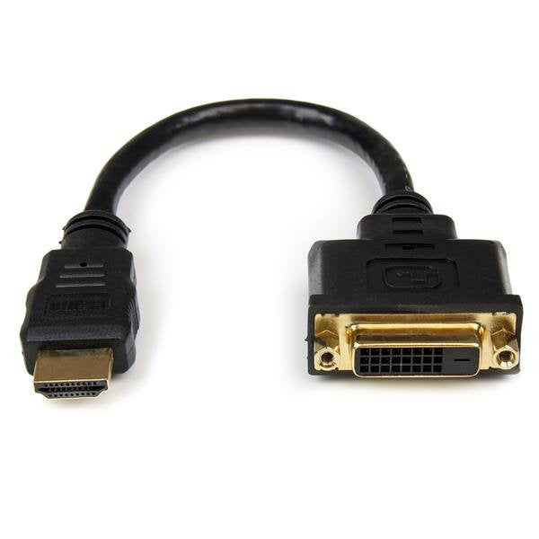 StarTech Adapter HDMI a DVI-d M/H 0.20M Black HDDVIMF8IN