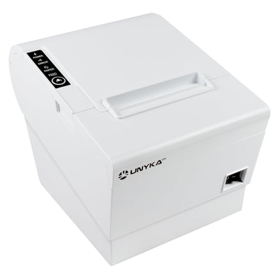 Unykach POS5 White Printer Thermal Receipts Speed 230MM/S - Usb, RJ-45, RJ-12 And RJ11 — image 1