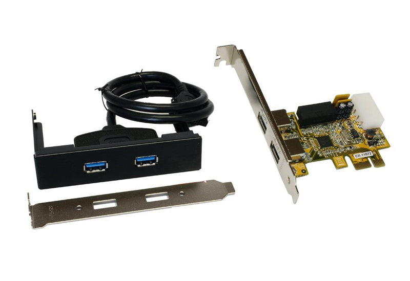 Card Pci- And USB 3.0 2XEXT. + 2XINT.P. Chipset Renesas, Stand Perfil Low