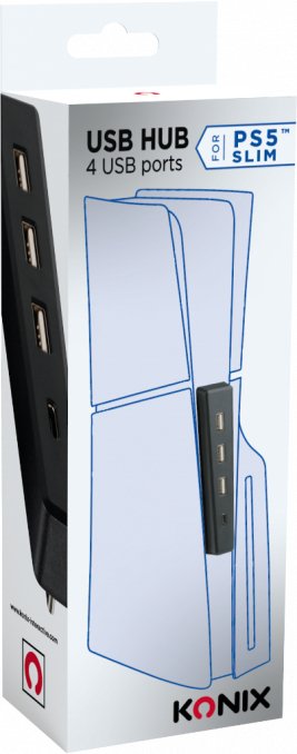 PS5 Hub USB PS5 Slim Perp Konix