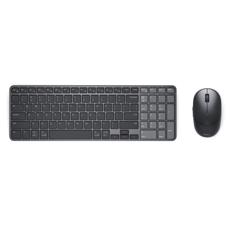 Dell Pro 7 Rechargeable Compact Keyboard And Mouse - KM746 - Russian (QWERTY)