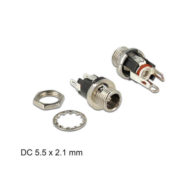 Delock Connector DC 5.5X2.1X9.5MM Bu Assembly
