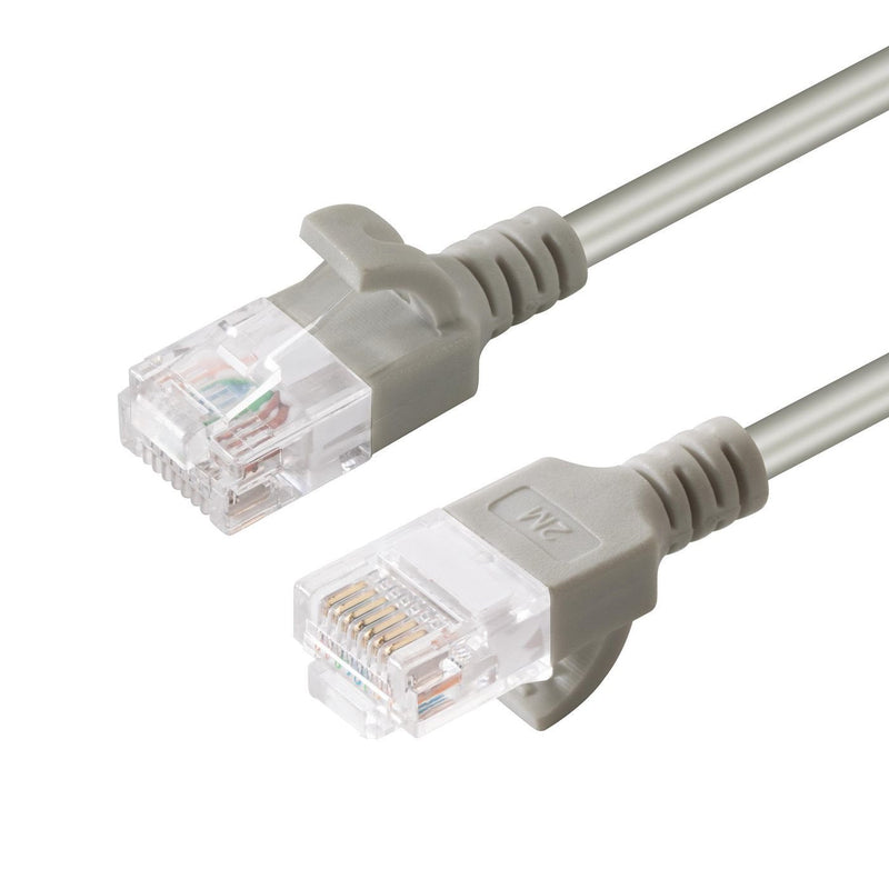 Microconnect V-UTP6A02-SLIM Network Cable Grey 2M CAT.6A U/UTP (UTP)