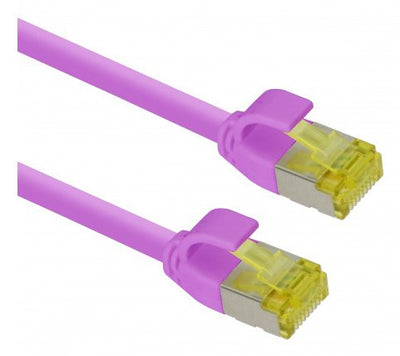 Helos Ultra Slim Network Cable S/FTP CAT.6A Magenta 5,0M — image 1