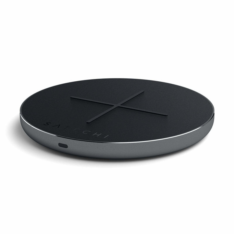 Satechi St-iwcbm Charger Dispositivo Mobile Phone Smartphone Black Grey USB Charger Wireless Charging Fast Ind