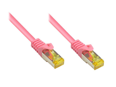 Good Connections Network Cable M. CAT.7 Rohk. Magenta 25M — image 1