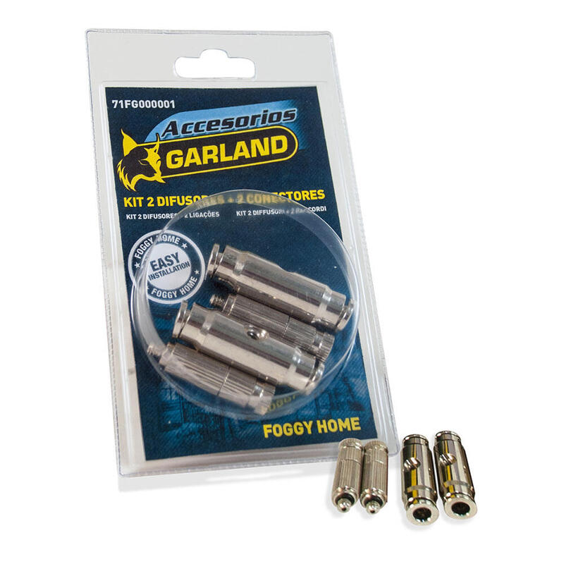 Difusores + 2 Connectors ¼ Pulg, Kit 2 Units
