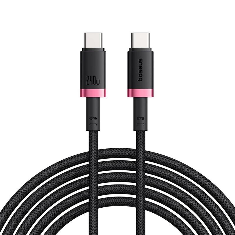 Dura Fast Charging Data USB Cable -c To USB-C 240W 1M Network Black