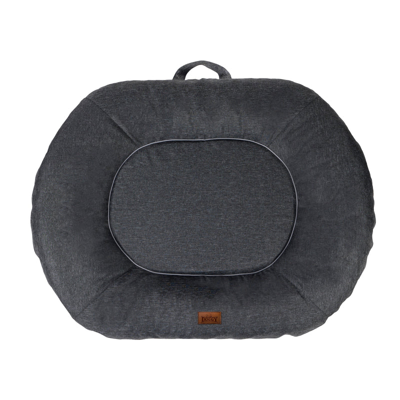 Oval Dog Basket Bed – Taupe, XL