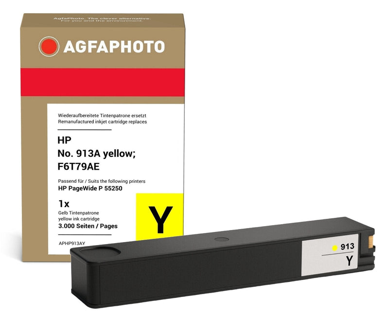 Agfaphoto APHP913AY Ink Cartridge 1 Pieces Compatible Performance Standard Yellow