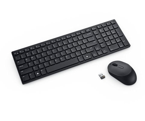 Dell Silent Keyboard And Mouse - KM555 - Ukrainian (QWERTY)