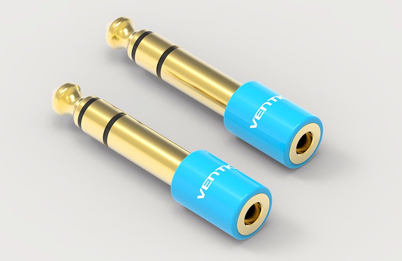 Vention Adapter Jack VAB-S01-L Jack 6.5 Male Jack 3.5 Female Blue