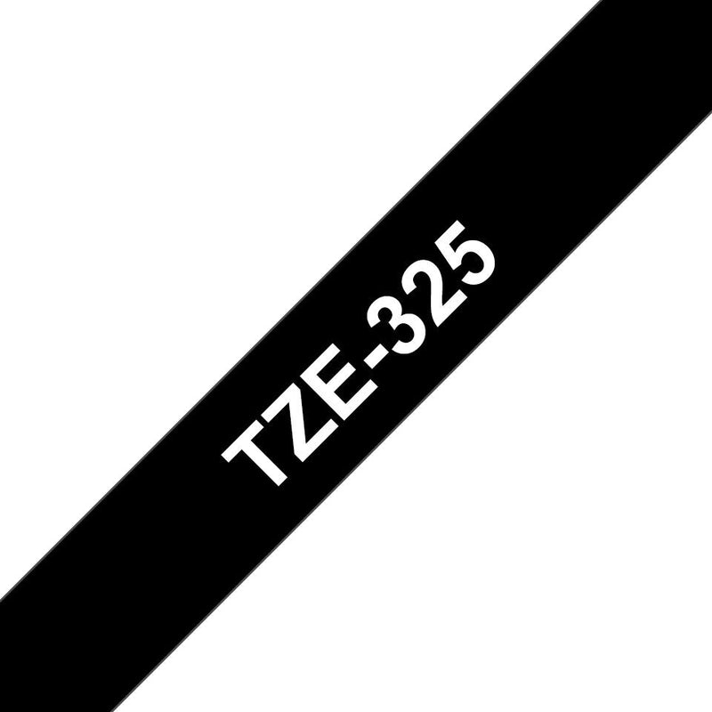Brother TZE325,CINTA Rotuladora Black/White 9MM