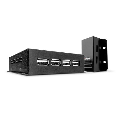 Lindy Extender USB 2.0 CAT.5 Power Over RJ45 4 Port 50M — image 1