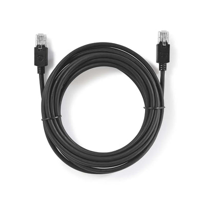 Nedis CAT.6 Cable RJ45 Connector Male RJ45 Connector Male F/UTP 15.0M Round Lszh / Pvc Antracita Embalaje With — image 1