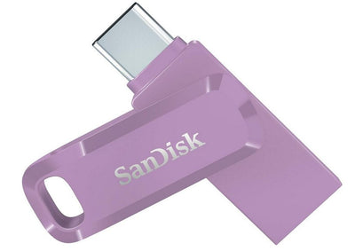 SanDisk Ultra Dual Drive Go Unit Flash USB 64GB USB 3.2 Gen 1 / USB-C Lavanda — image 1