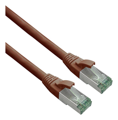 Helos Grs Certificado CAT.6A Network Cable With CAT.7 Rohkabel Tpe Braun 10,0M — image 1