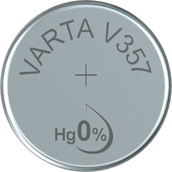 Varta Micro Battery Button SR44 - V357 Silver 1,55V (blister 1 Unid) Ø11,6X5,4MMMICRO Battery Button Silver Va