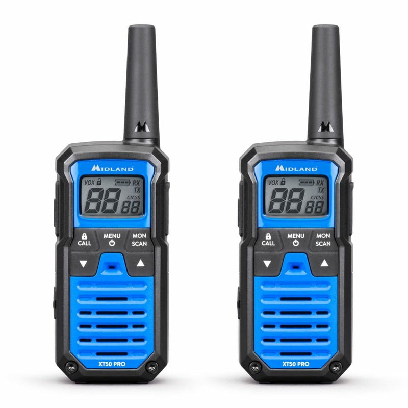 Walkietalkies XT-50 Pro C1464, 16 Canales PMR446, Azules