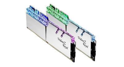 G.skill RAM 32GB DDR4-3600 Kit 2X16GB Silver F4-3600C18D-32GTRS, Trident Z Royal — image 1
