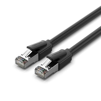 Vention Network Cable RJ45 UTP 26AWG Ikkbj CAT.8 Gaming 8M Black