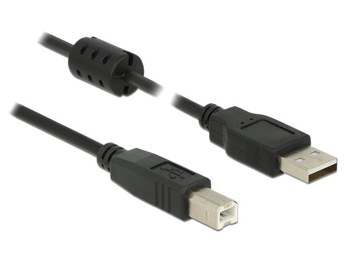 Delock 84894 USB Cable 2.0 Tipo-a Male USB 2.0 Tipo-b Male 0,5M Black