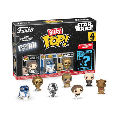 Blister 4 Figuras Bitty Pop Star Wars Leia — image 1