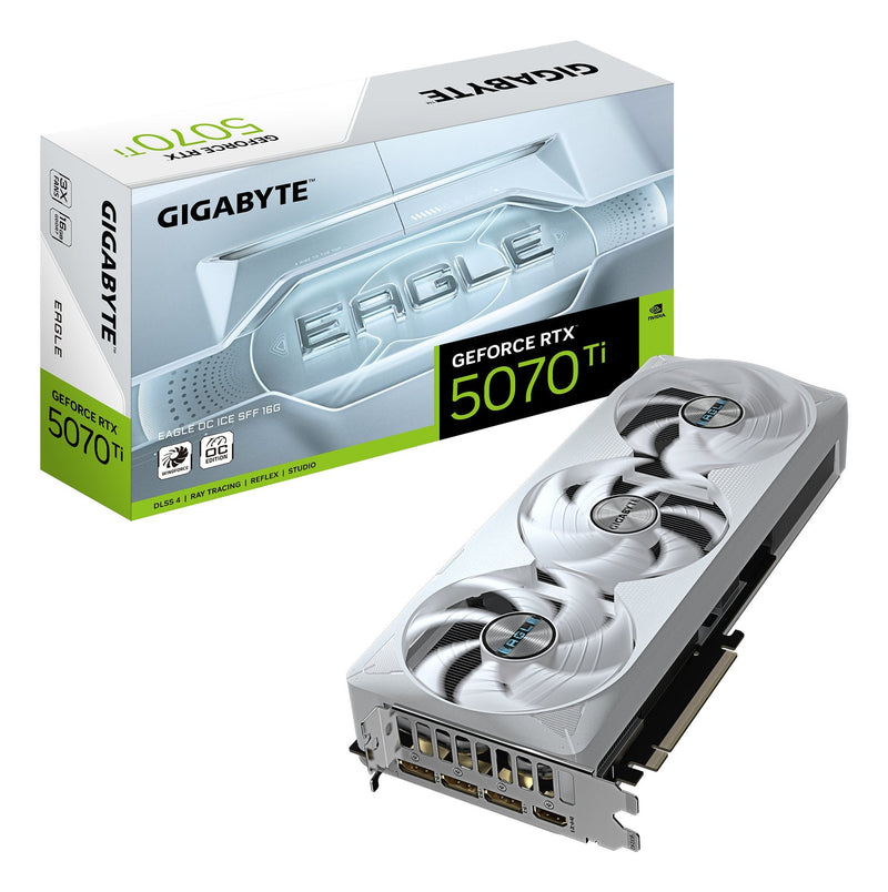 Gigabyte Graphics Card VGA NVIDIA Rtx 5070 Ti Eagle Oc Ice 16DDR