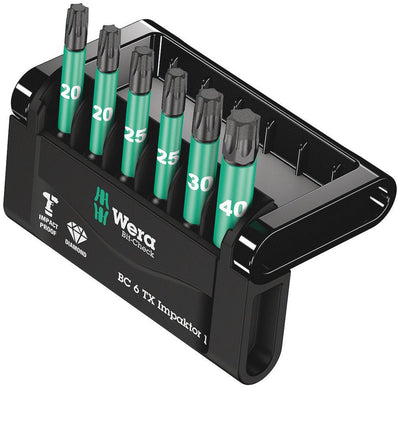 Wera Bit-check 6 Tx Impaktor 1, 1/4, 6-TEILIG, Bit-satz 05057693001 — image 1