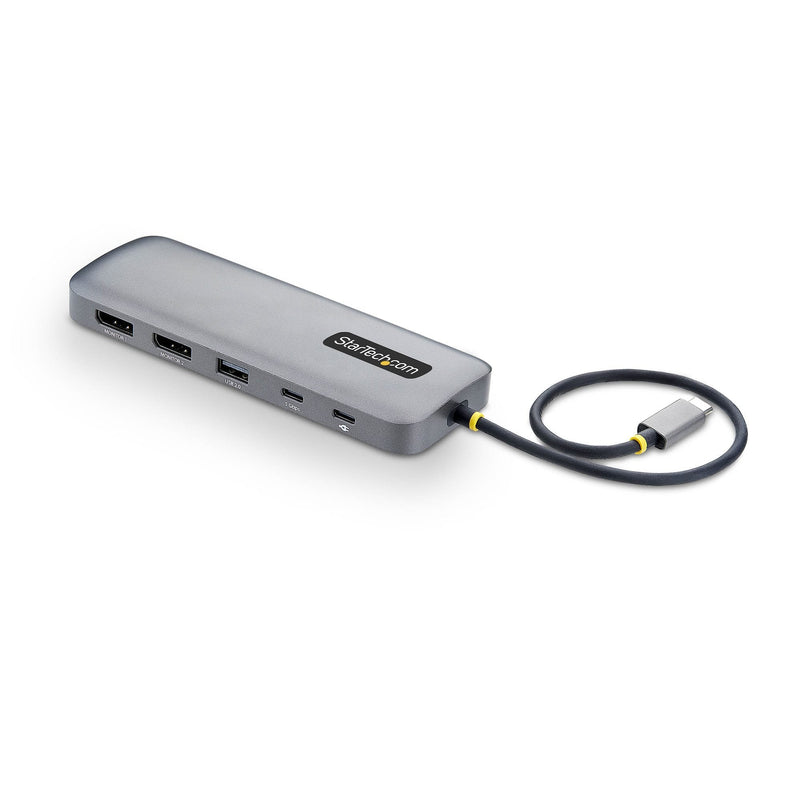 Adapter Multipuertos USB-C a DP Double - 100W - 4K60 - GbE
