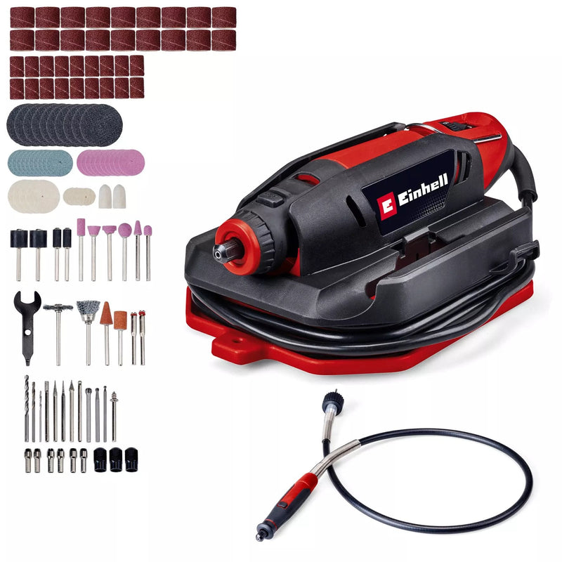 Einhell Tool Lijado And Grabado Tc-mt 150 e, Grabador Black/Red 150W, Set Of Accesorios 117 Pieces 4419380