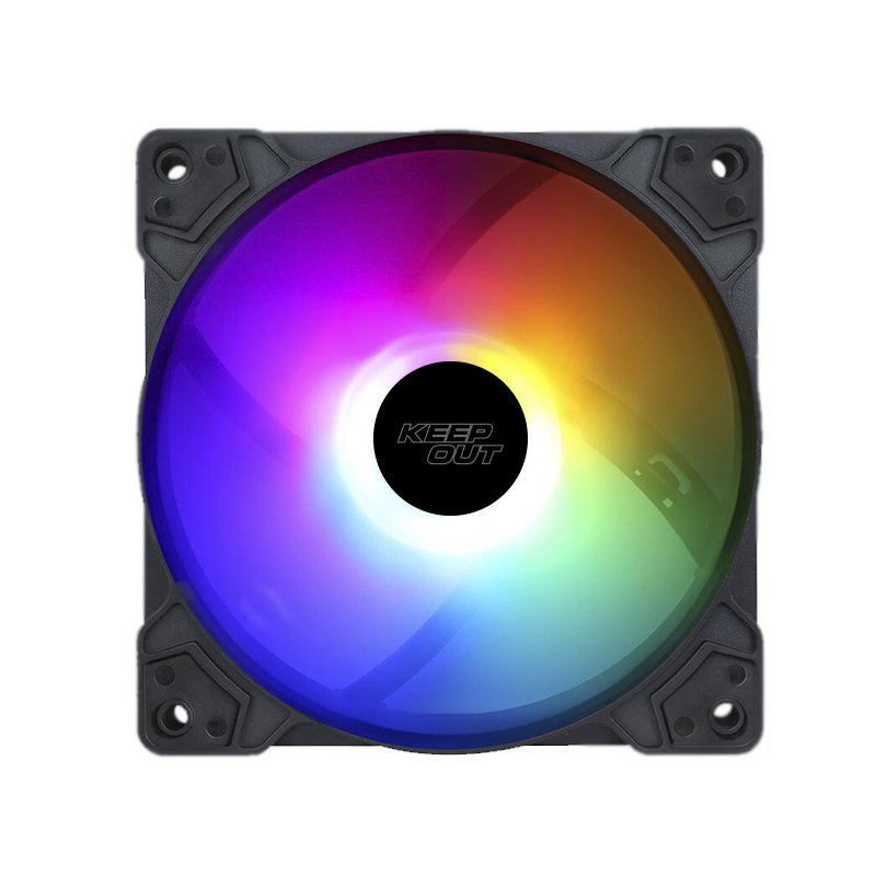 Fan Auxiliar XFC-120F RGB Keepout 120MM/ RGB/ Black