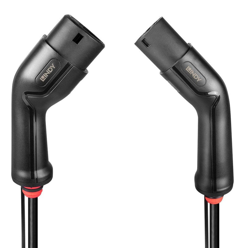 Lindy 30112 Cable Charging Vehículo Eléctrico Black Type 2 Type 1 3 5M