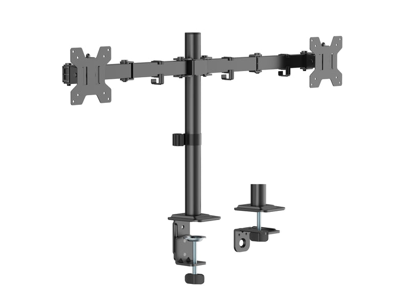 Equip Escritorio Soporte 650176 Articulado 2 Pantallas 17A 32 VESA 100X100 Max. 2X10KG Negro