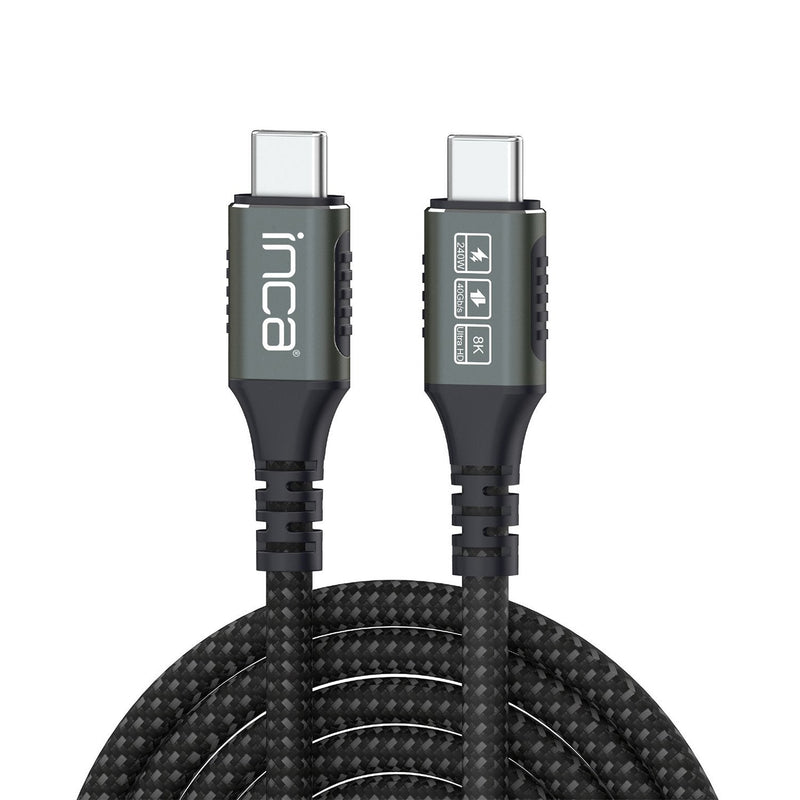 Inca USB Cable USB-C4.0/40Gbps/PD 3.1 240W/8K-ULTRAHD 0.80M