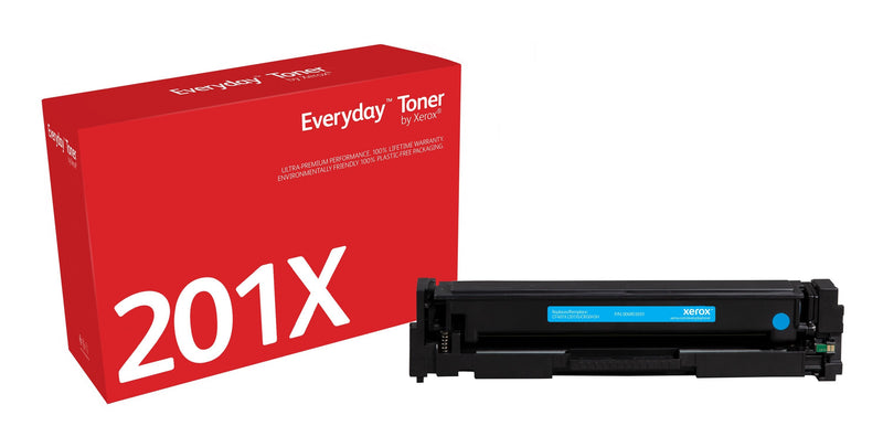 High Yield Cyan Toner Cartridgesupl Like HP 201X For Colour Laserjet