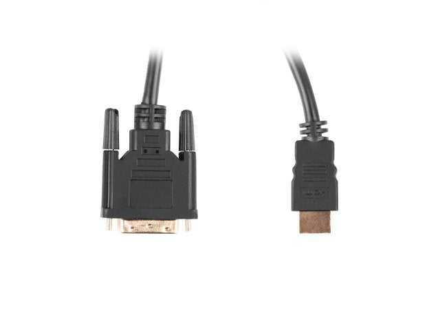 Lanberg Cable HDMI - DVI-D(24 + 1) M/M Dual Link 4K 30HZ, Black 3M