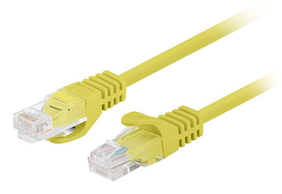 Lanberg Pack 10 - Network Cable CAT.6 UTP 2M Yellow