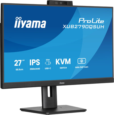 Iiyama Prolite XUB2790QSUH-B2 Monitor LED 27 2560 X 1440 QHD @ 100 HZ IPS 250 Cd/M² 1300:1 0.4 Ms HDMI Display — image 1