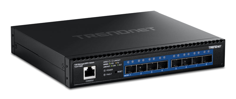 Trendnet TL2-F7080 Switch Gestionado L2 1U Black