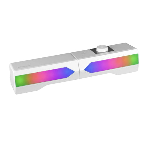 Mars Gaming Speakers Soundbar With Bluetooth Msduo 15W 2.0 White — image 1