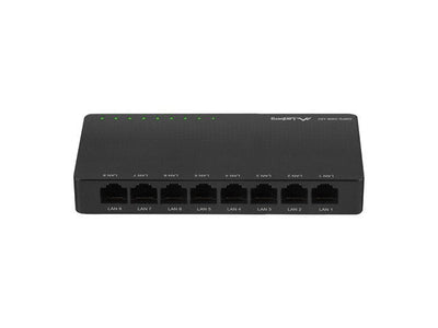 Lanberg Switch DSP2-1008-12V 8 Ports 12V, 1GB/S) — image 1