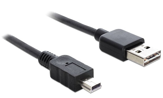 Delock Cable USB a Mini USB Black USB 2.0, 83362