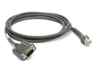 Zebra CBA-R08-S07ZBR Cable Serie Grey 2,1336M RS232 DB9